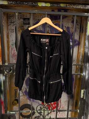 Vintage JPG. JEAN'S Jean Paul Gaultier Multi-Pocket Cotton Zip-Up Jacket Dress